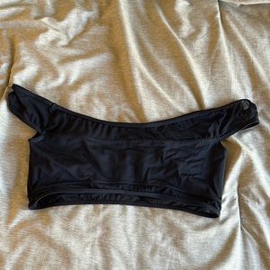 Off Shoulder Mesh Bikini Top